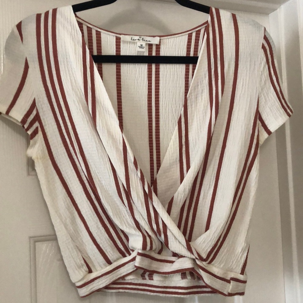 Women’s Wrap Crop top